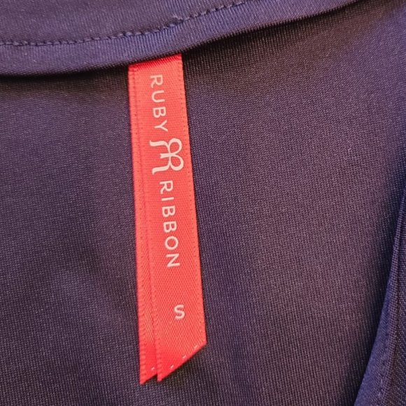 Ruby Ribbon Sapphire Blue Tunic Dress #1389 - Picture 13 of 14